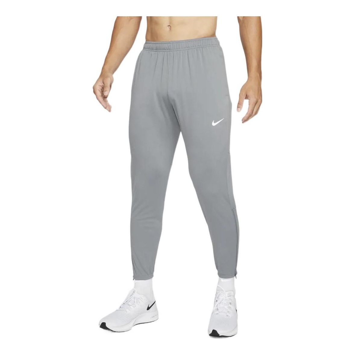 Men's Nike Sports Fitness Training Running Knit Long Pants/Trousers Gray DD5004-084