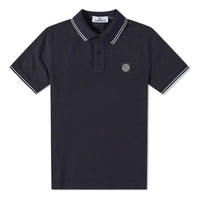 STONE ISLAND Patch Tipped Polo Shirt 'Navy' 101522S18-V0020