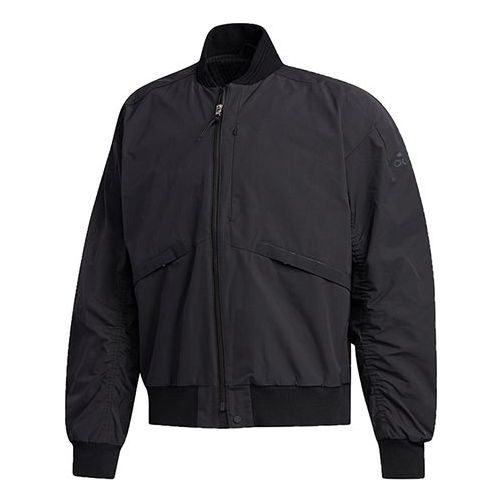 adidas Sleeve Casual aviator Jacket Black FM9381