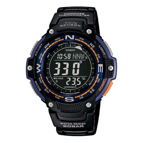 CASIO OUTGEAR Series Multi-sport Black Sports Black Dial Black Digital SGW-100-2B