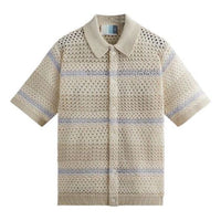 KITH Thompson Crochet Buttondown 'Veil' KHM031095-105