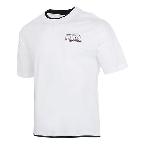 PUMA x Britto T-Shirt 'White Black' 532257-02