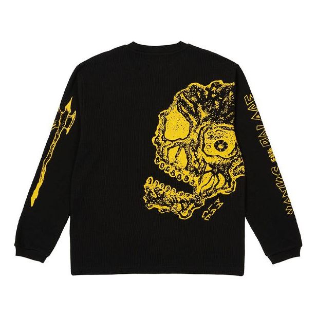 PALACE x Lotties Crossover Skeleton Alphabet Pattern Round Neck Black P20ES031