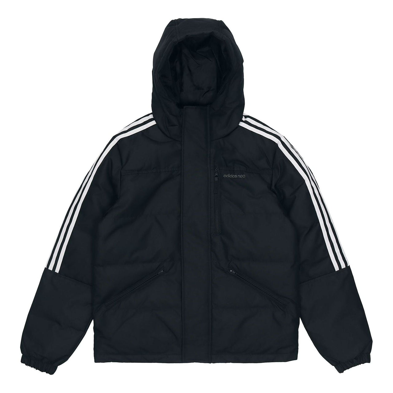 adidas neo M Dwn Wnt Prka Stay Warm Windproof hooded down Jacket Black H45292