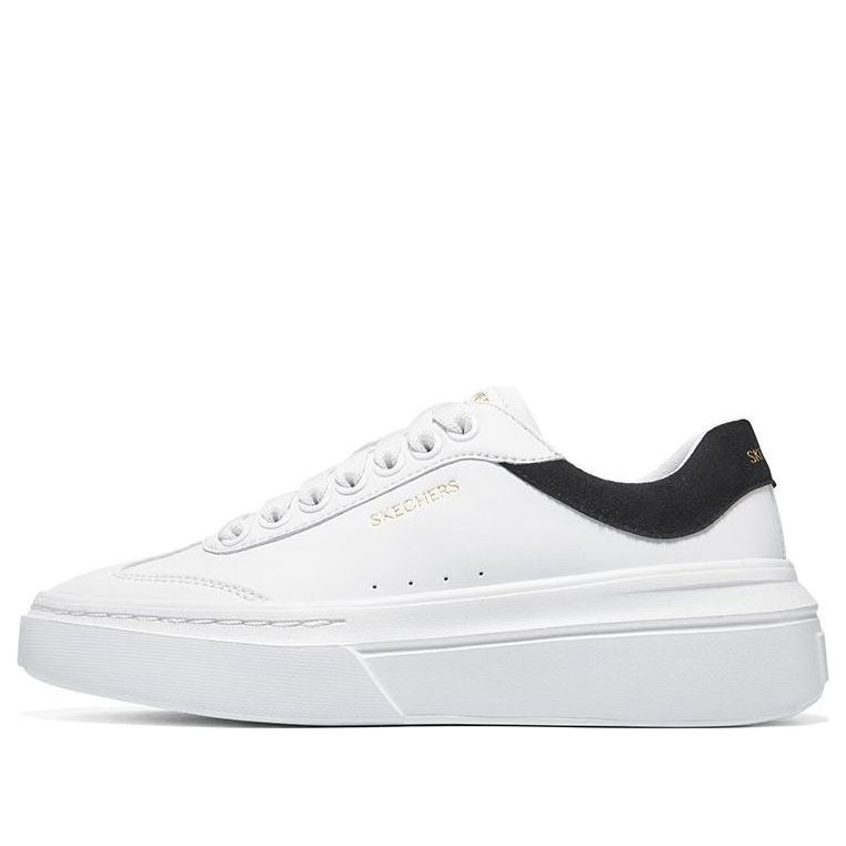 (WMNS) Skechers Cordova Classic 'White Black' 185060-WBK