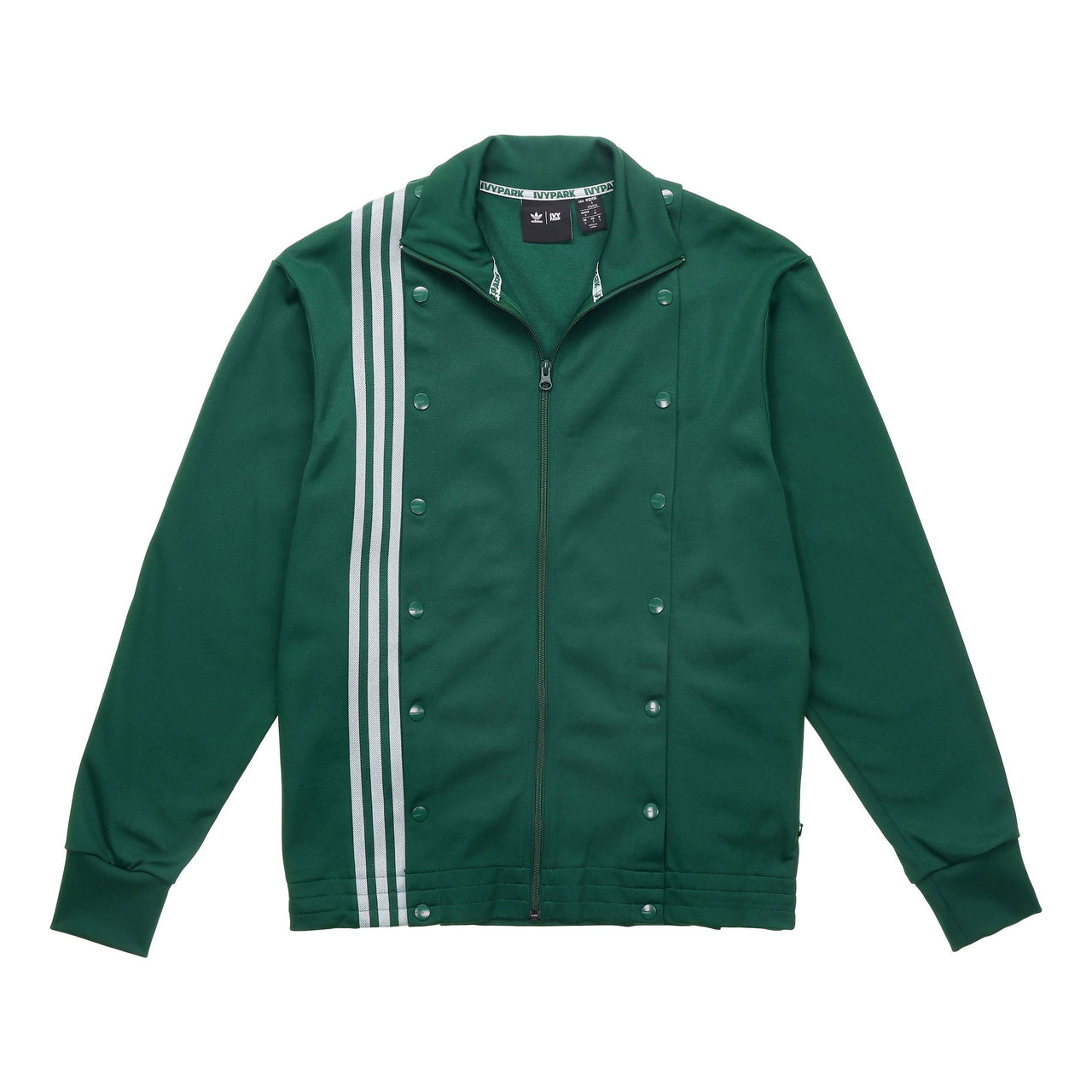 adidas originals x IVY PARK Crossover Stripe Sports Jacket Couple Style Grass Green GV1582