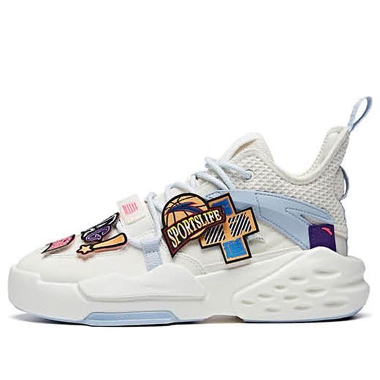 (WMNS) ANTA Baas Velcro 'White Blue' 122018087-3 122018087-3