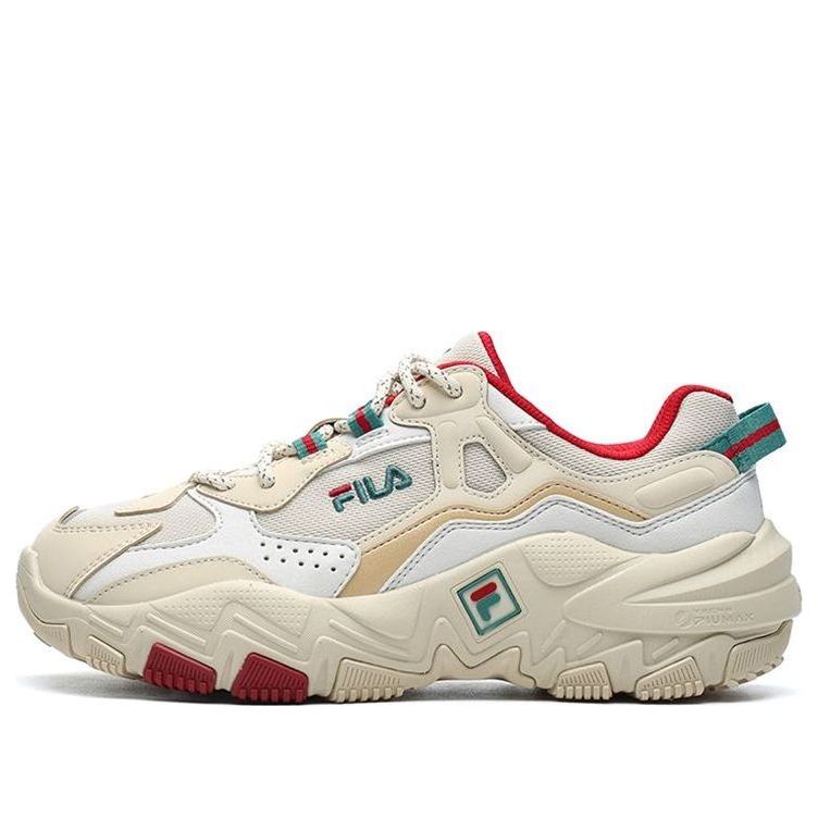 (WMNS) FILA Disruptor 2 Sneakers 'Beige White Red' F12W216132FAN
