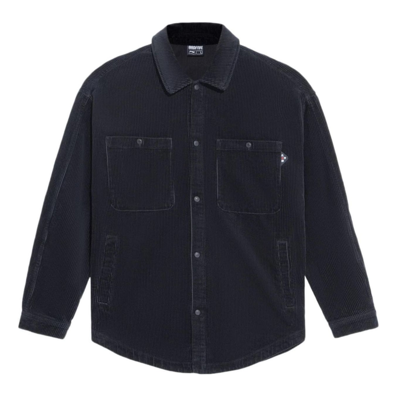 Li-Ning BadFive Corduroy Loose Fit Jacket 'Black' AFDS069-2