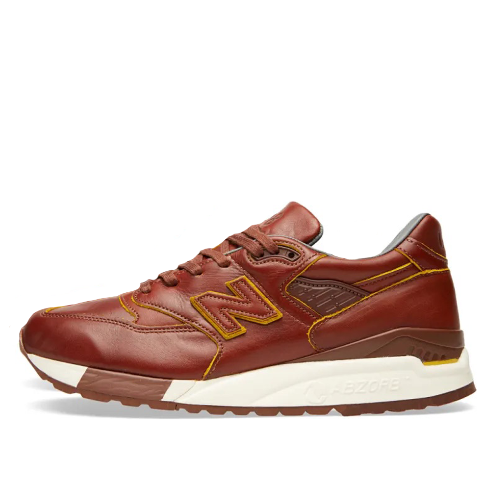 New Balance Horween Leather x 998 'Brown White' M998DW