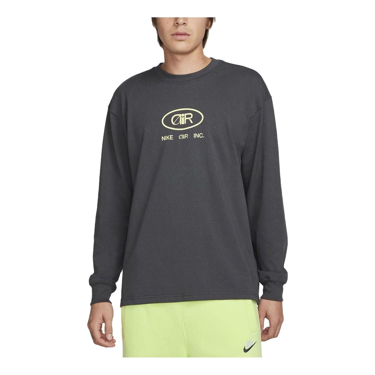 Nike Sportswear Long-Sleeve T-Shirt 'Grey' FJ1088-060
