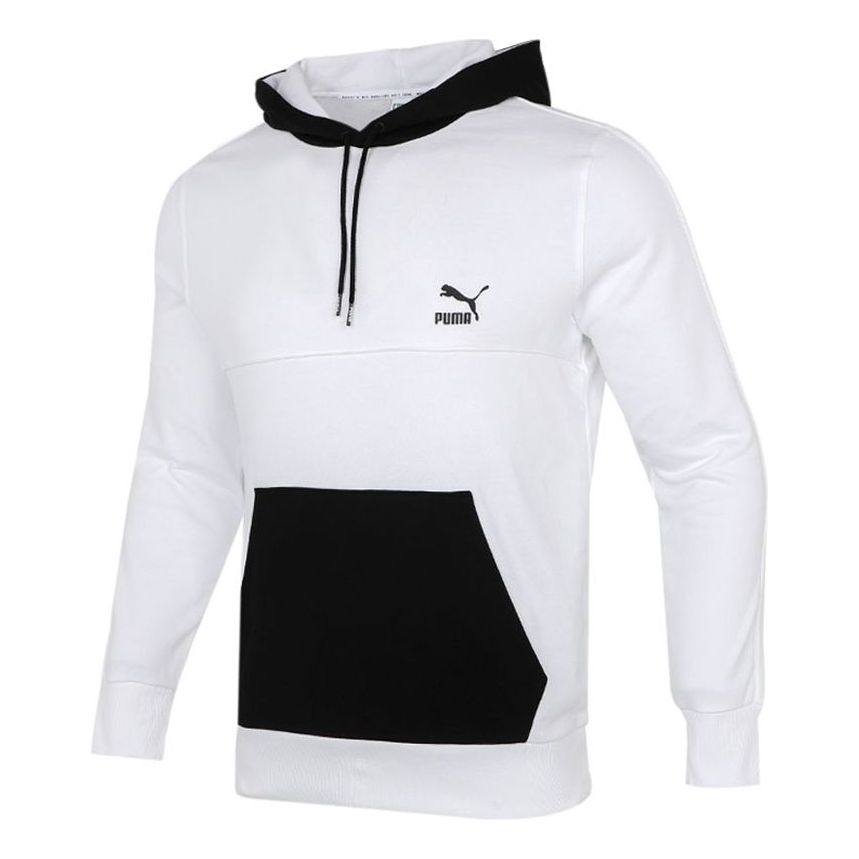 PUMA CLSX ColBlock Hoodie 'White' 534158-52