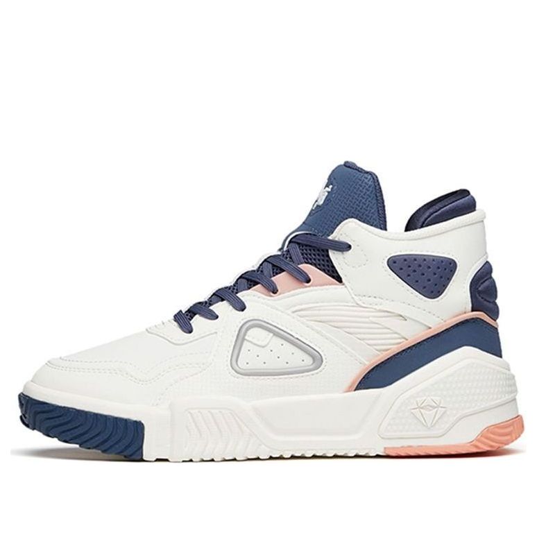 (WMNS) ANTA Life Series Sneakers High 'White Blue Flame' 122148088-5