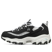 (WMNS) Skechers D Lites 1.0 Fashion Running Shoes Black/White 149250-BKW