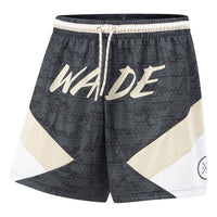Li-Ning Way Of Wade Graphic Basketball Shorts 'Black Beige' AAPU017-4