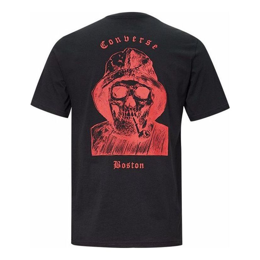 Converse Skull Art T-Shirt 'Black' 10018380-A03