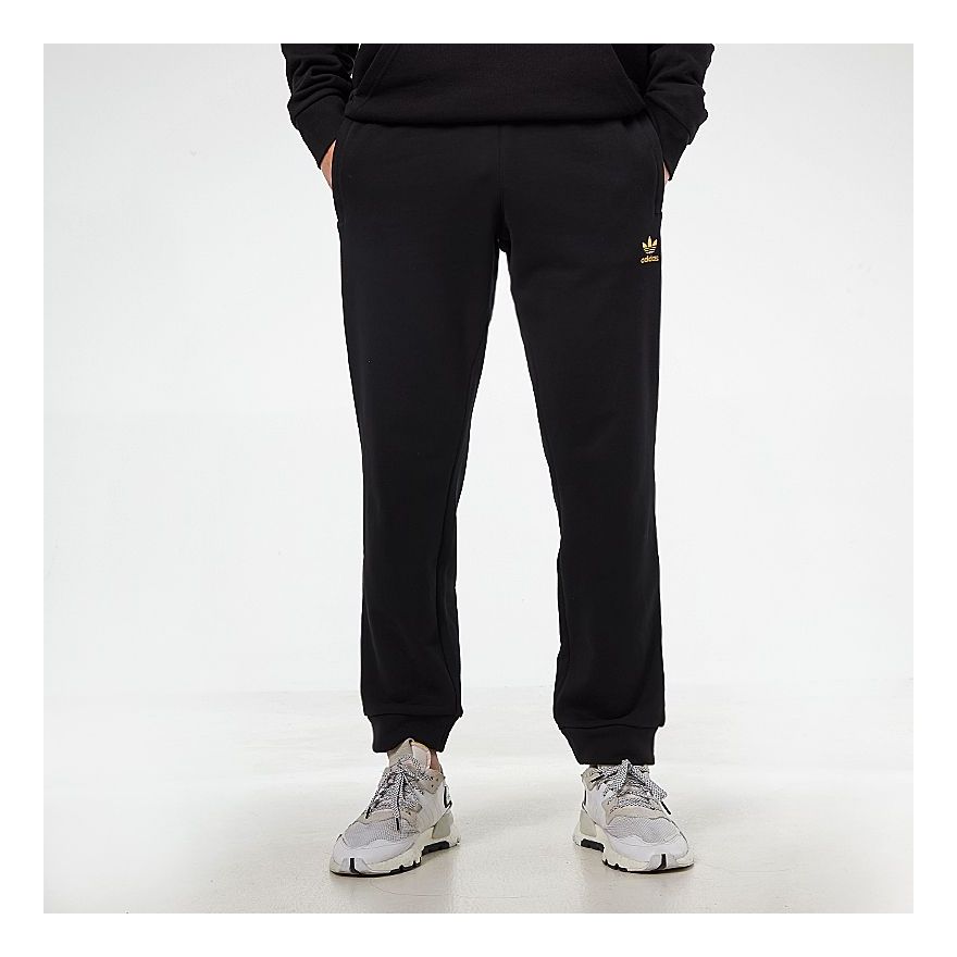 adidas originals Trefoil Pant Casual Bundle Feet Long Knit Sports Pants Black GP3094