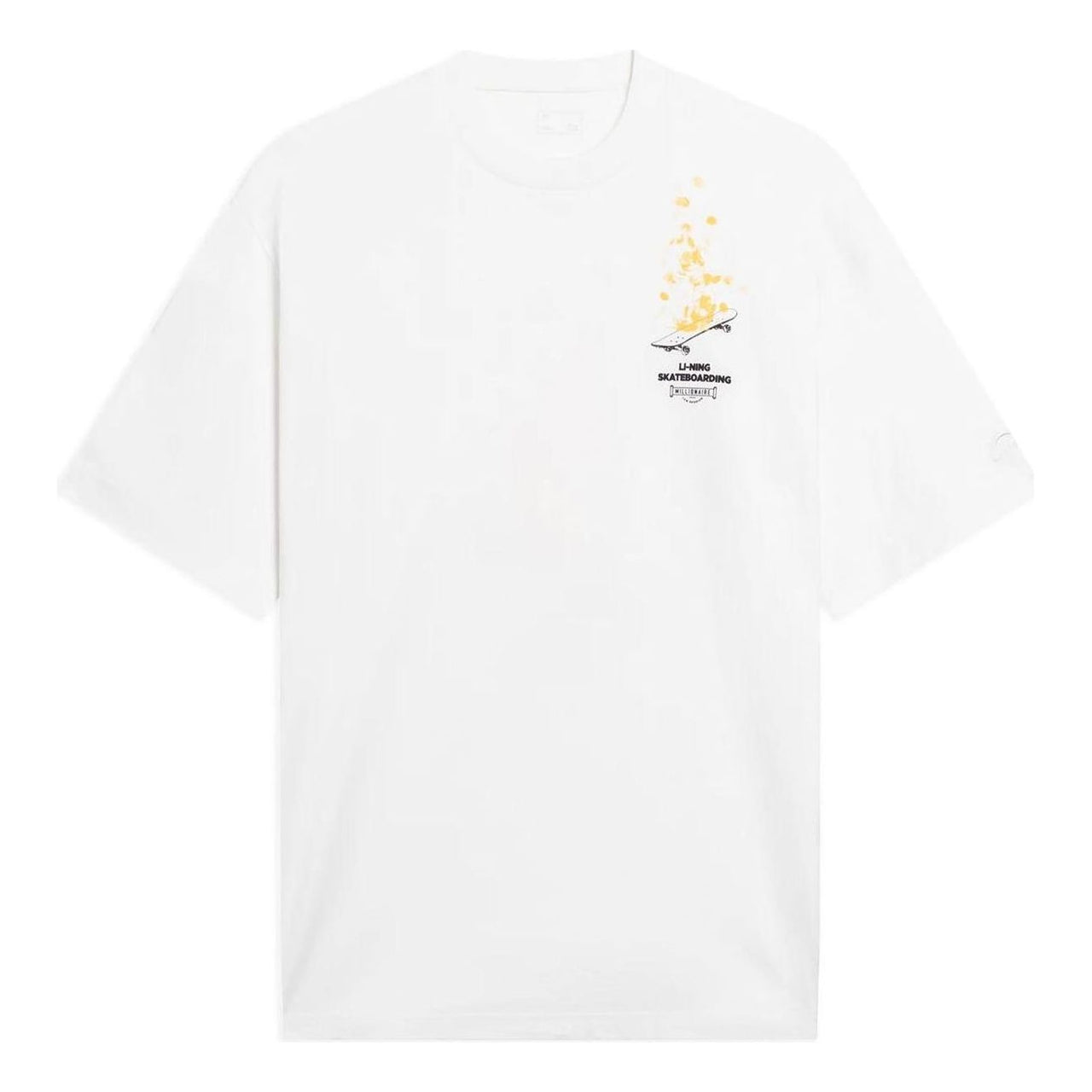 Li-Ning Skateboarding Graphic T-shirt 'White' AHST101-2