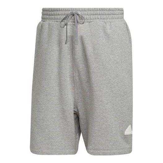 Men's adidas New Fl Shorts Solid Color Casual Straight Sports Gray HN1932