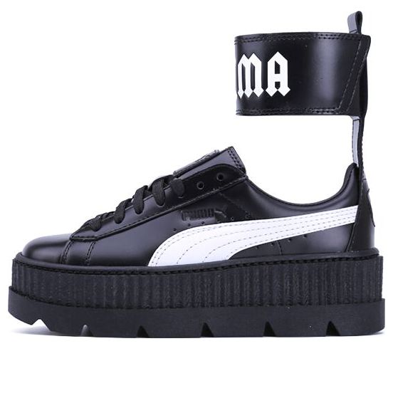 (WMNS) PUMA Fenty x Ankle Strap Creeper 'Black' 366264-03