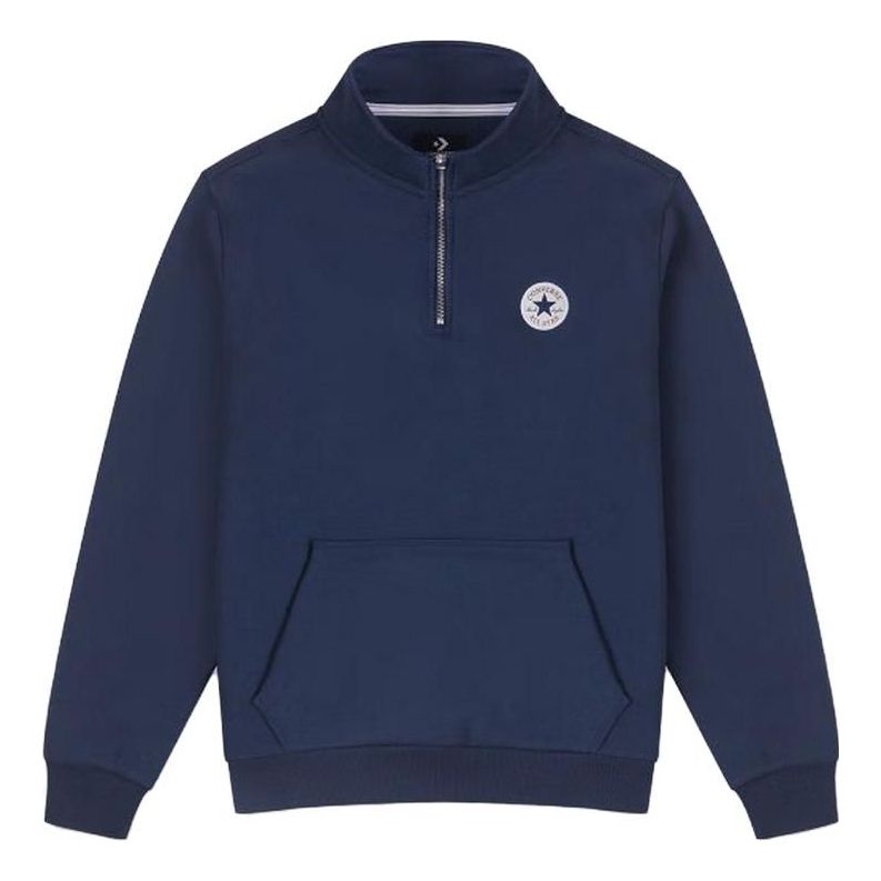 Converse All Star Retro Quarter Zip Sweater 'Navy' 10025910-A01