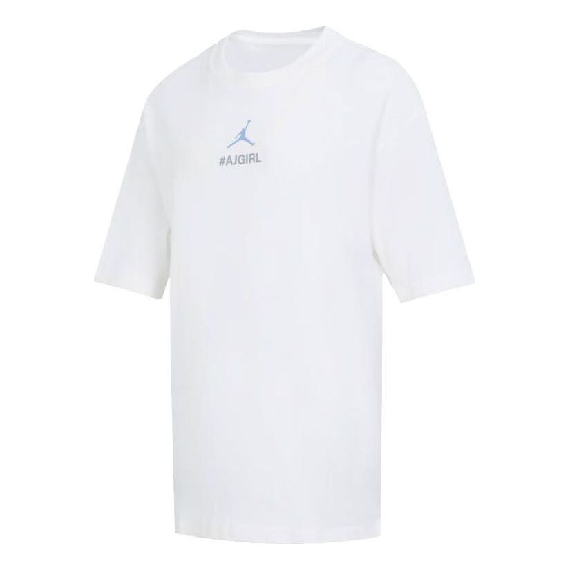 (WMNS) Air Jordan Logo T-shirt 'White' FV0165-100