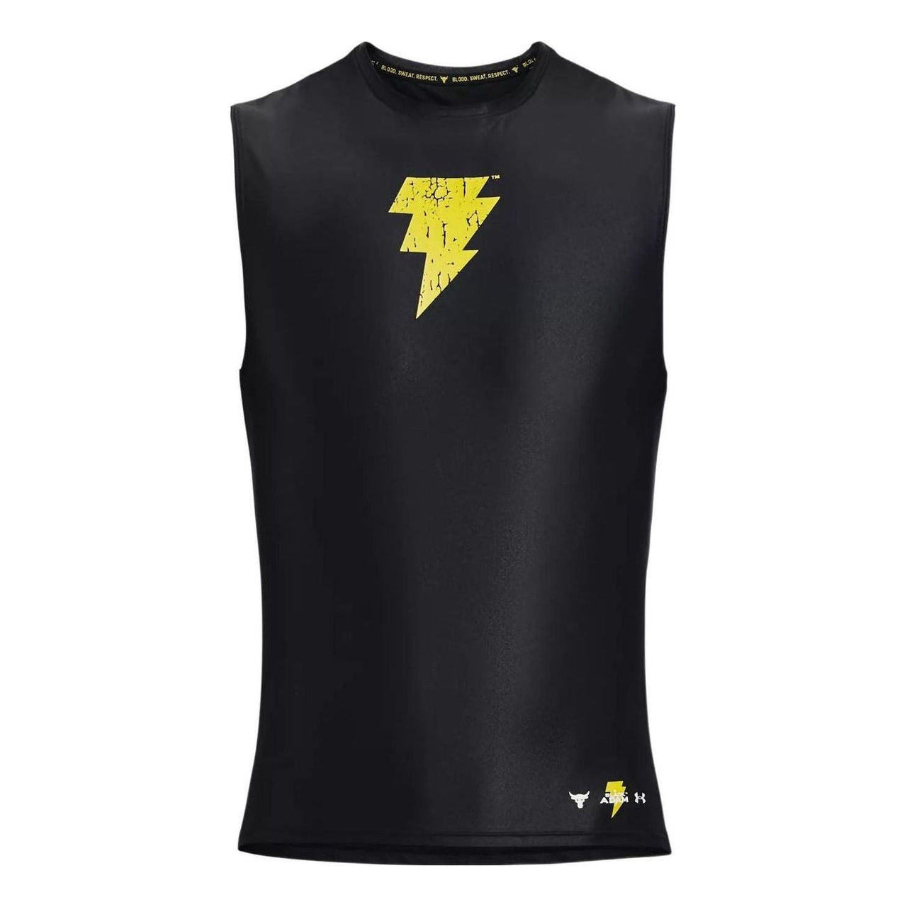 Under Armour Project Rock Iso-Chill Black Adam Tank 'Black Yellow' 1377746-001