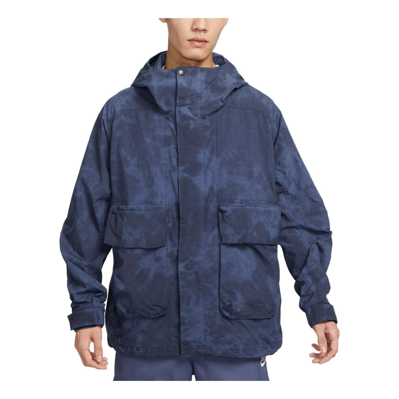 Nike Sportswear Tech Pack Woven Hooded Jacket 'Blue' DX0218-491