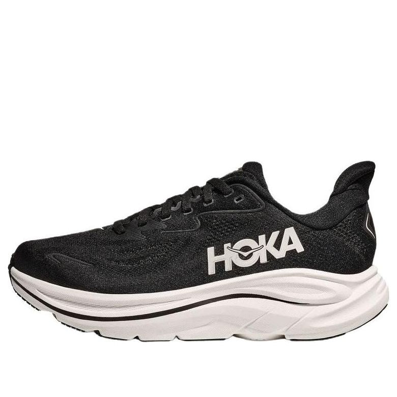 HOKA ONE ONE Clifton 10 Wide 'Black White' 1162032-BWHT