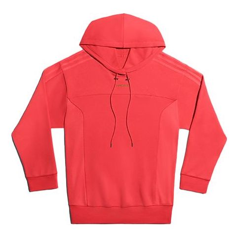 adidas originals x IVY PARK Crossover Solid Color Splicing Detail Hooded Sports Pink H25166
