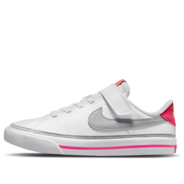 (PS) Nike Court Legacy 'White Pink Prime Light Smoke Grey' DA5381-111