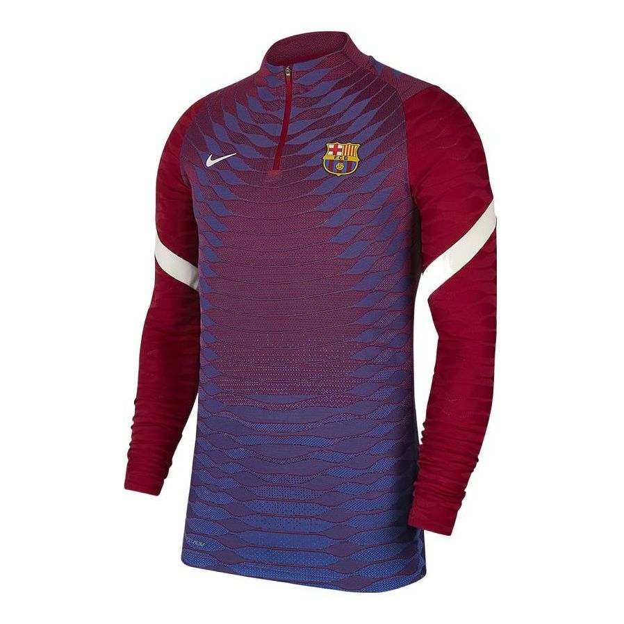Nike FC Barcelona Drill Tee 'Red Blue' CW1377-621