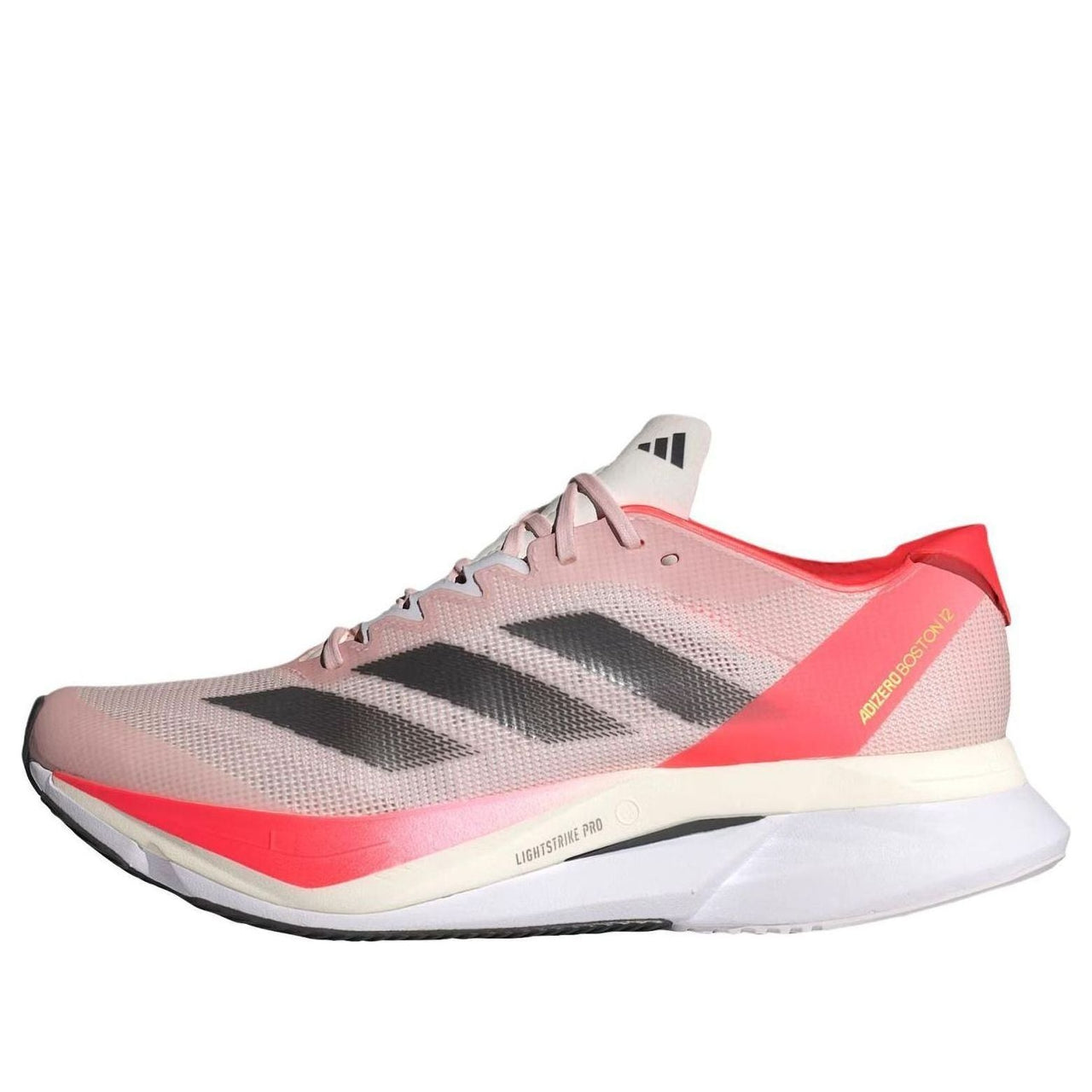 (WMNS) adidas Adizero Boston 12 'Sandy Pink Aurora Met Solar Red' IF9218