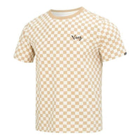 Vans UG Checker Tee 'Beige White' VN0002NMBT9