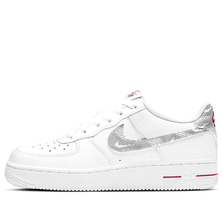 (GS) Nike Air Force 1 Low 'White University Red' DJ4625-100