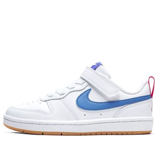 (PS) Nike Court Borough Low 2 'White Pacific Blue' BQ5451-109