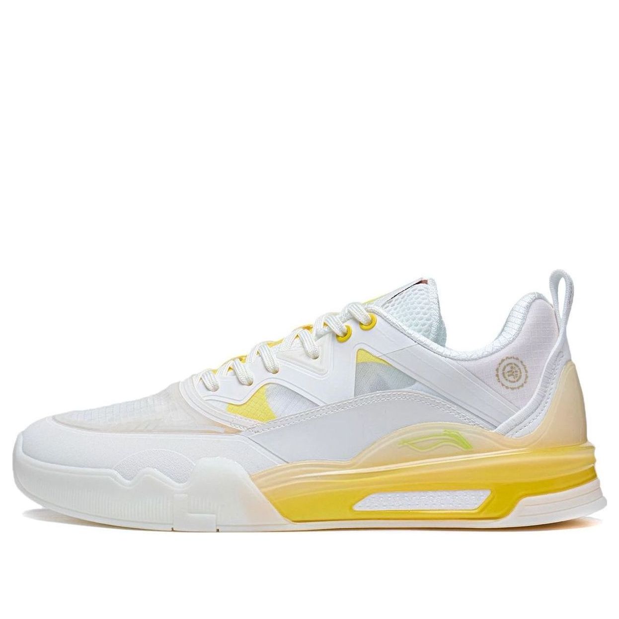 Li-Ning Ellington Skateboarding Shoes 'White Yellow' AEPR009-27
