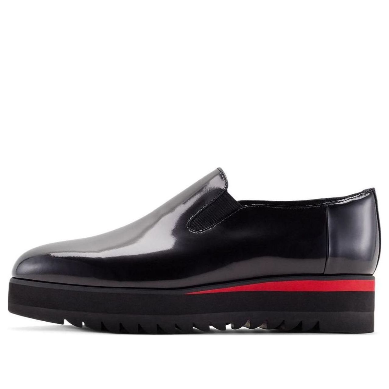 (WMNS) Onitsuka Tiger Slip-on 'Black Red' 1182A291-004