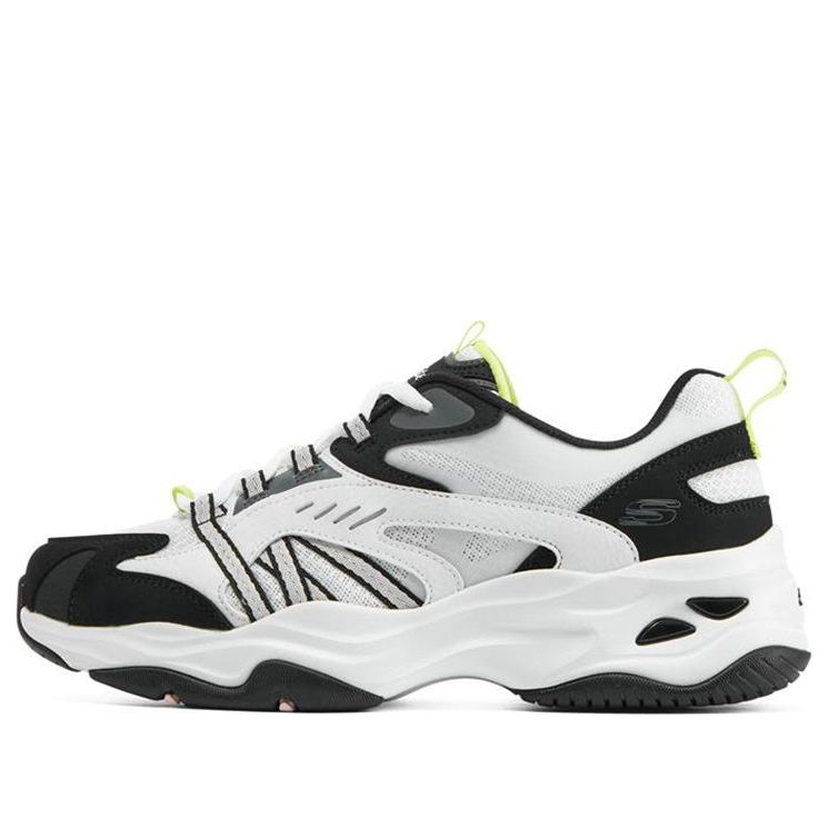 (WMNS) Skechers D'lites 4.0 'White Black' 896134-WBK