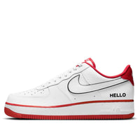 Nike x Urbanstar Air Force 1 '07 LX 'HELLO Pack - White University Red' CZ0327-100