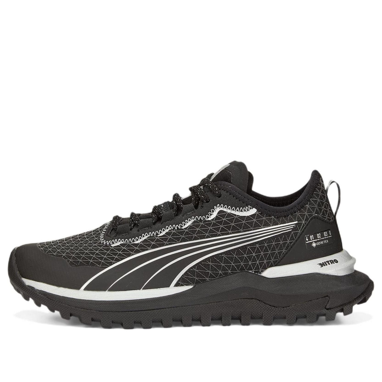(WMNS) PUMA Voyage Nitro 2 GORE-TEX 'Black Metallic Silver' 376945-01