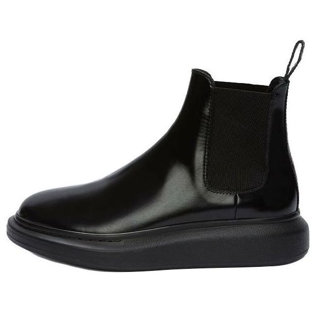 (WMNS) Alexander McQueen Hybrid Chelsea Boot 'Black' 586398WHX521000
