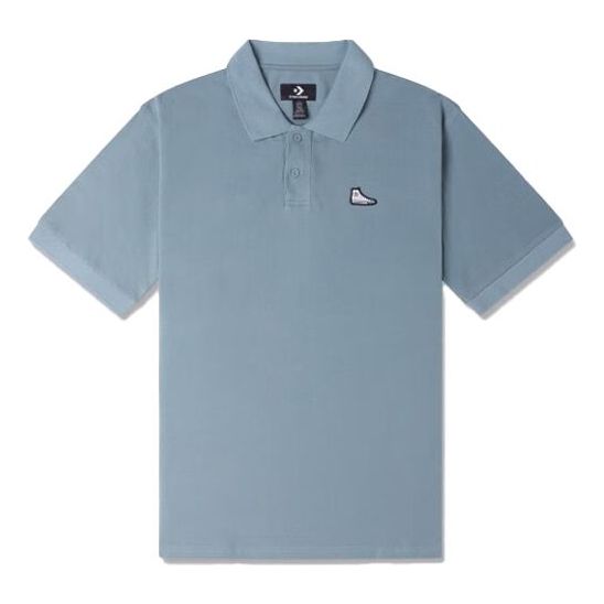 Converse Shoe Patch Polo Shirt 'Light Blue' 10024739-A03