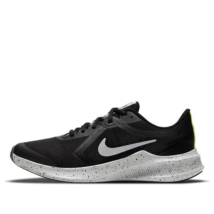 (GS) Nike Downshifter 10 VIZ 'Black Grey Green' CT3876-001