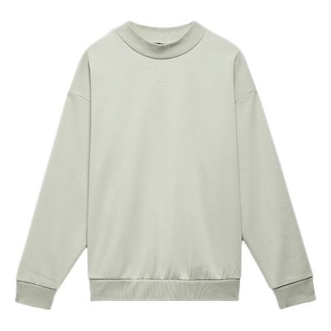 adidas Basketball Crew Sweatshirt 'Halo Green' IA3434