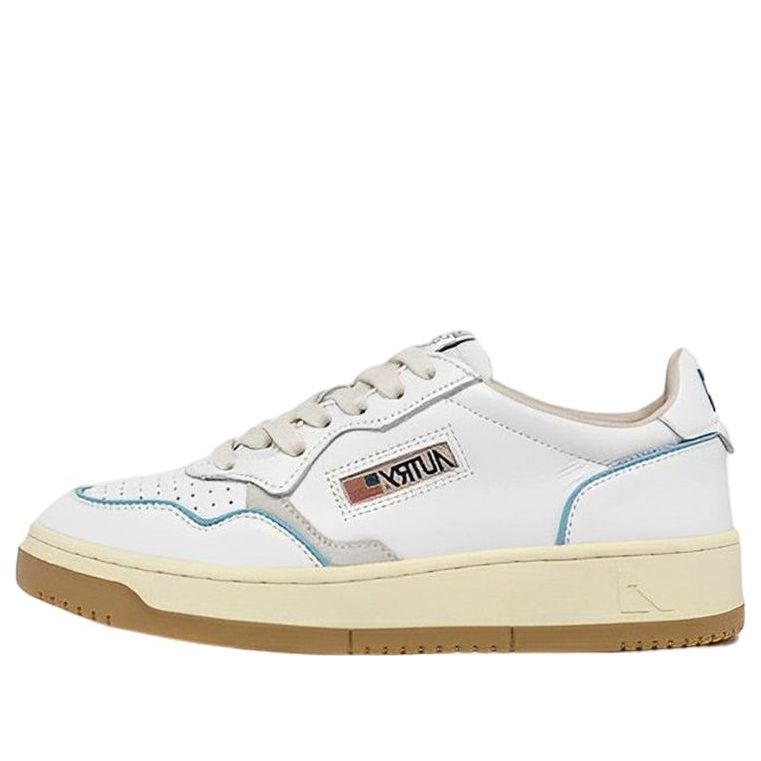 (WMNS) Autry Open Low Leather 'White Azure' AOLW-CE18