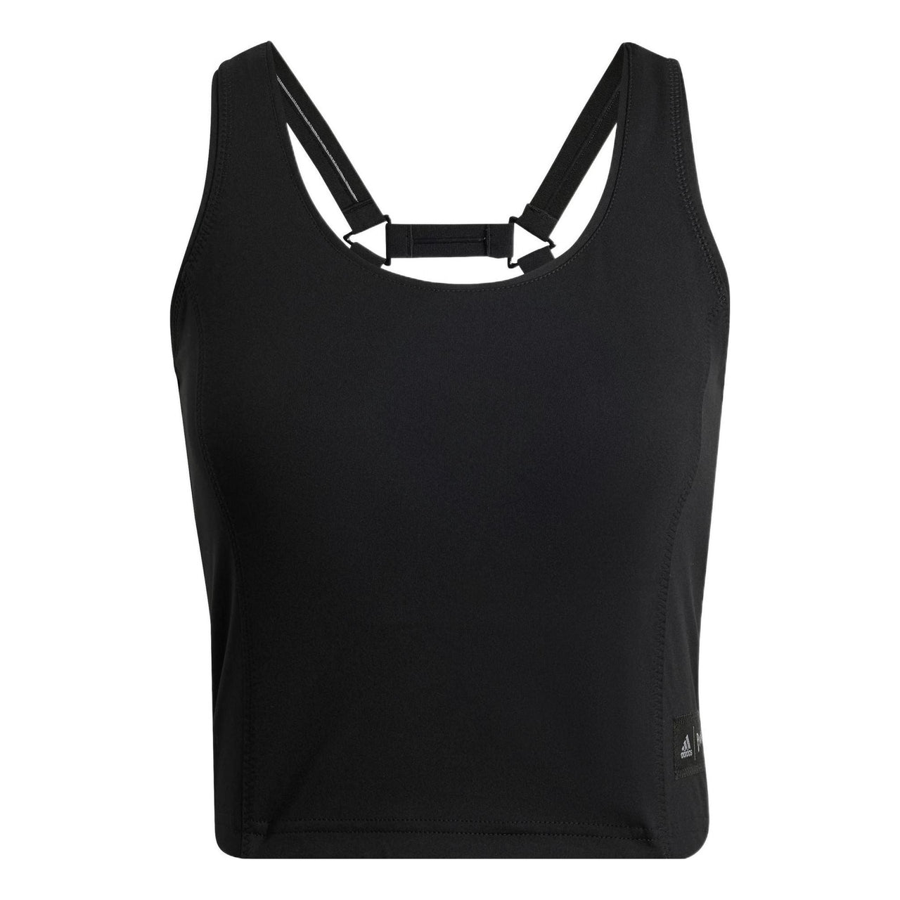 (WMNS) adidas Parley Run for the Oceans Cropped Tank Top 'Black' HS9062
