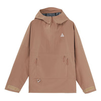 Nike SS22 ACG Solid Color Minimalistic Casual Hooded Jacket Brown DN3910-258