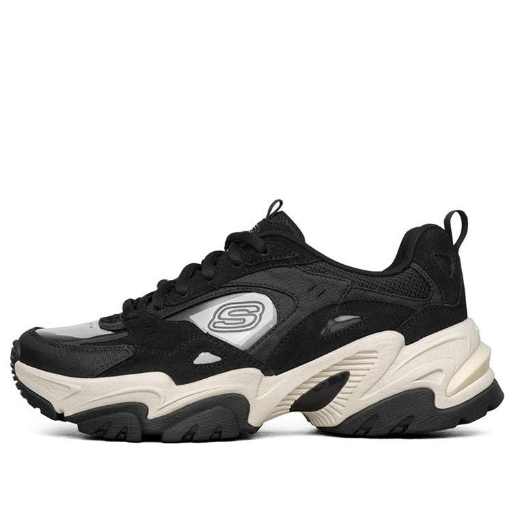 (WMNS) Skechers Stamina V2 Low-Top Sneakers Black 896011-BLK