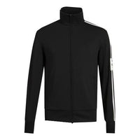 Y-3 SS21 Solid Color Stripe Sports Zipper Jacket Black H16347